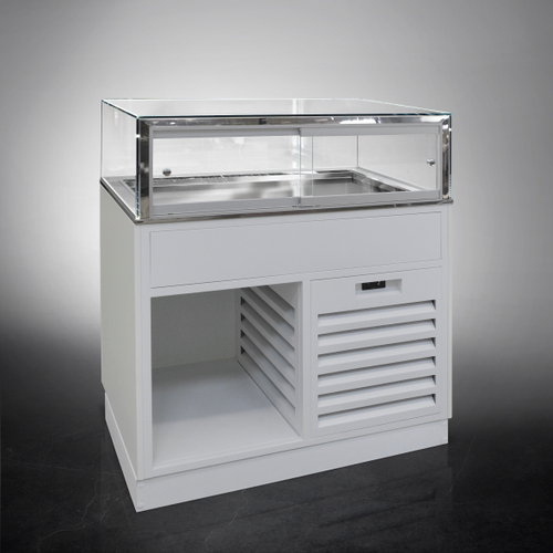 Кондитерская напольная холодильная витрина Finist GLASSIER 58 LUX GL-10/7/3