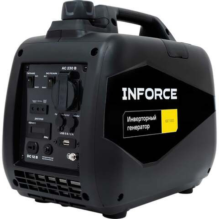 Инверторный генератор Inforce (1 кВт; USB; дисплей; тихий) IGC 1000