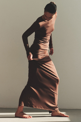 Юбка из модала GRACE Шоколад