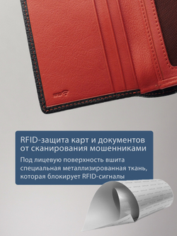 953 R - Портмоне с RFID защитой