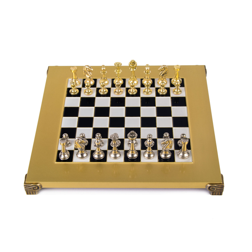 nan CLASSIC METAL CHESSШахматы классические Manopoulos Золотой / Серебряный