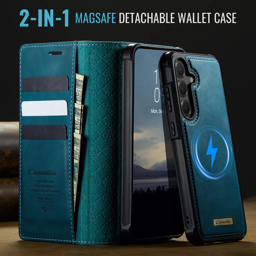Чехол-кошелек CaseMe 2 in 1 MagSafe Samsung Galaxy S24 FE