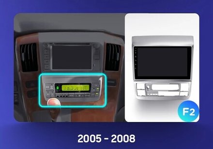 Магнитола для Toyota Alphard 1 2005-2008 - Teyes CC3-2K-360 монитор 13" 2K QLED на Android 10, 6Гб+128Гб, CarPlay, 4G SIM-слот, 4 камеры в комплекте