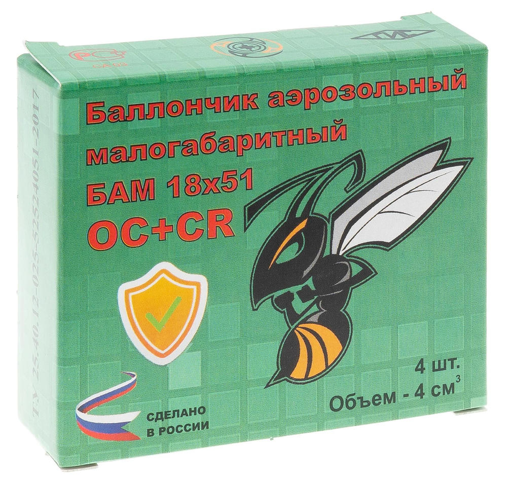 БАМ-ОС+CR (смесевой) 18х51 (А+А), 4шт/пач