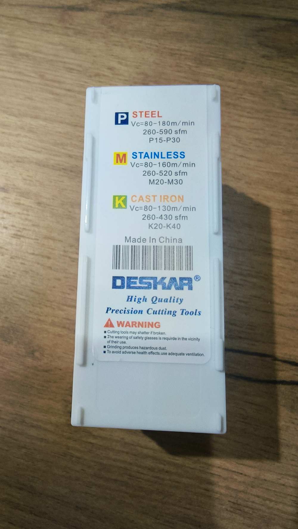 11UIDA60 твердосплавная пластина для резьбофрез DESKAR