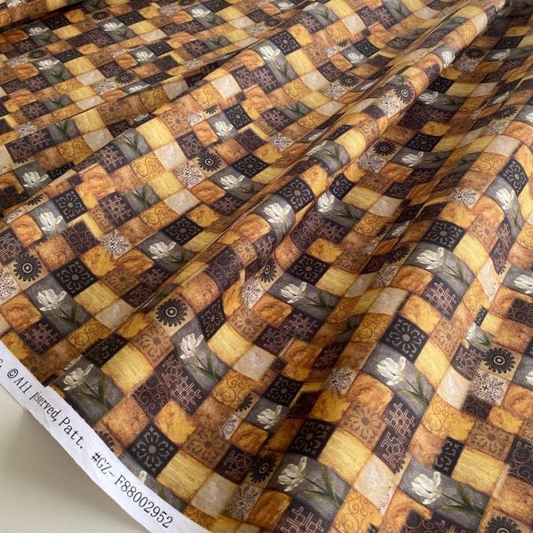 ВИНТАЖНАЯ ПЛИТКА, 100% хлопок Handmade Fabrics 5