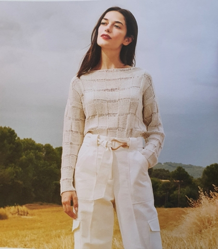 Описание свитер (модель 1 из журнала Katia All sеasons)