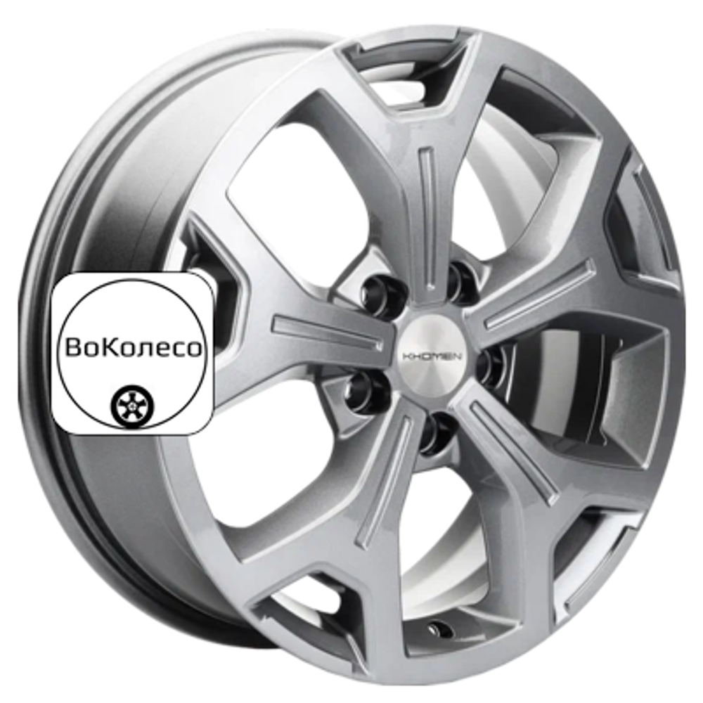 6,5x17/5x108 ET33 D60,1 KHW1710 (Chery Tiggo 7pro) Gray Khomen Wheels