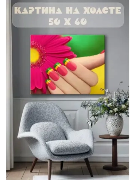 Картина на стену 40 X 50 Маникюр