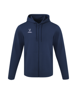 Флисовое худи на молнии ESSENTIAL Cotton Fleece FZ Hoodie, темно-синий, детский