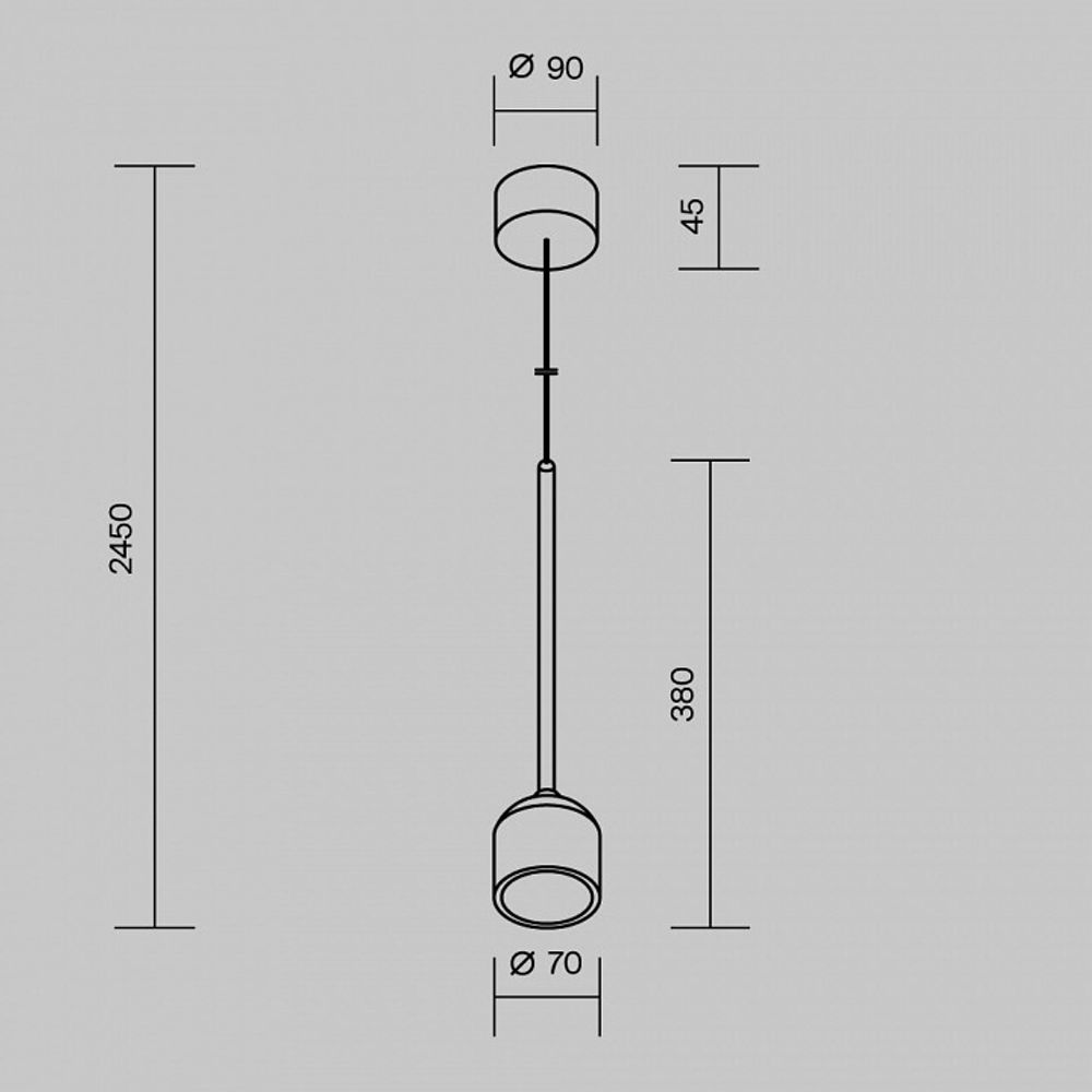 Подвесной светильник Maytoni Apex O491PL-L8W3K