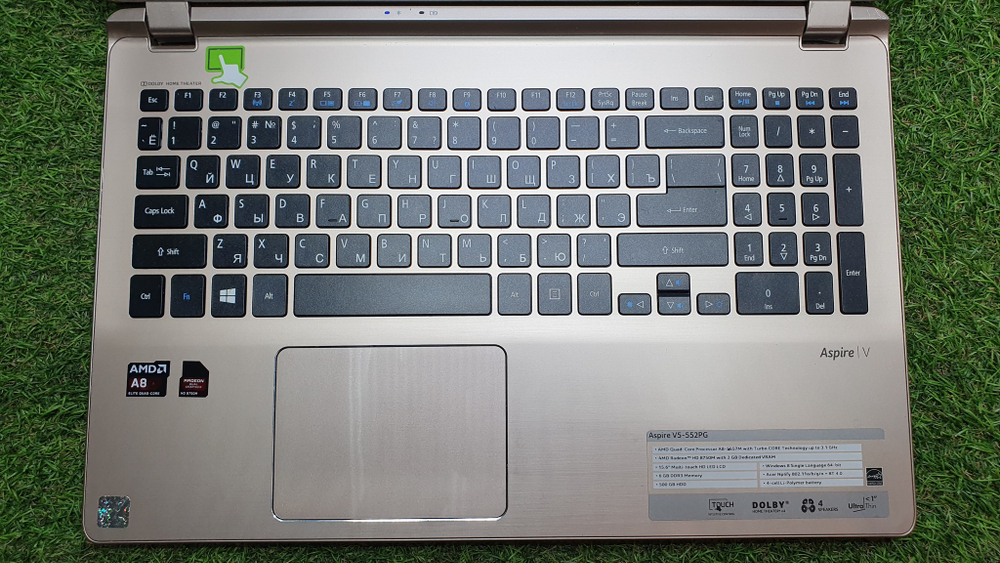 Ноутбук Acer AMD A8/6Gb/8750M 2 Gb/Aspire V5-552PG-85556G50amm [nx.mcver.005]/Windows 10