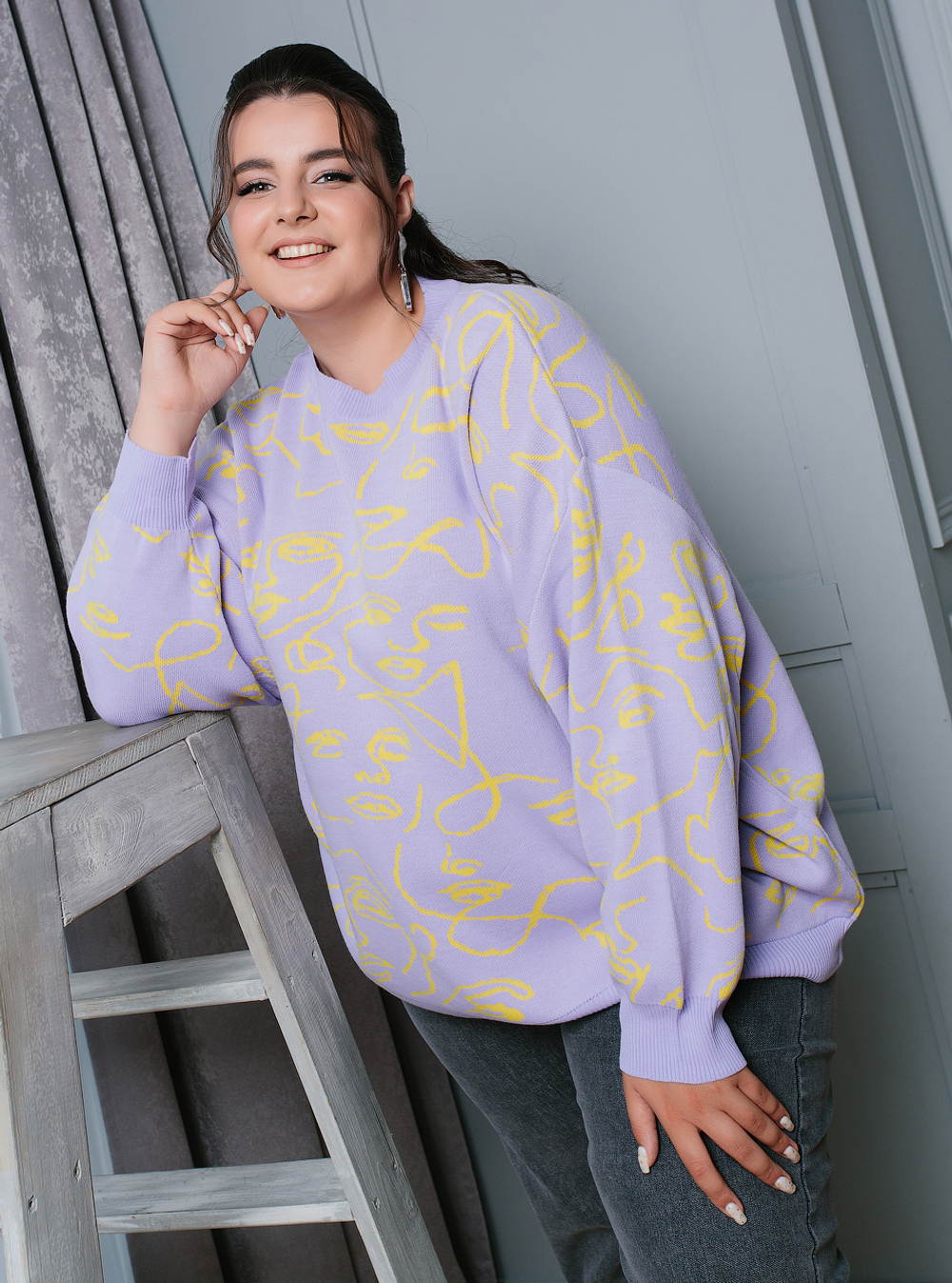 Джемпер Б658-4 one size 2090 руб (1)