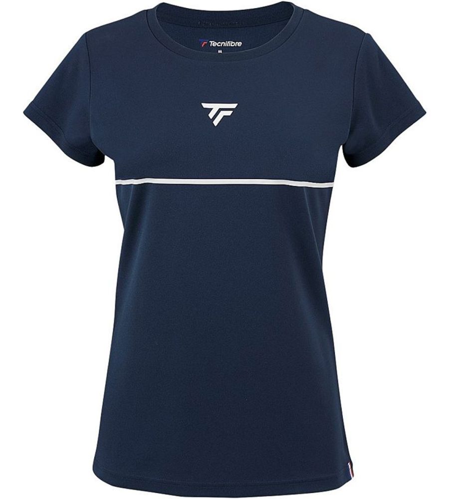 Женская теннисная футболка Tecnifibre W.Perf Tee 22 - marine