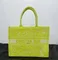 Сумка Dior Book Tote, модель маленького формата салатовый