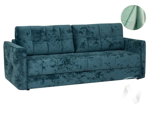 Диван прямой Татьяна 5 (БД) /Bismark 11 (мятный велюр)