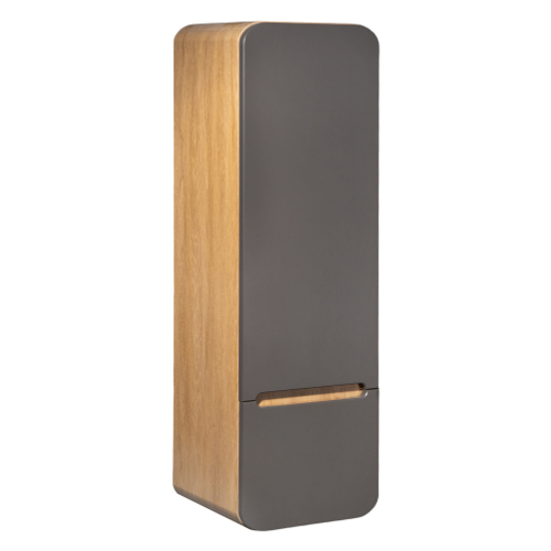 Шкаф-колонна Runo Ницца 35 дуб натуральный графит правый (00-00002129)