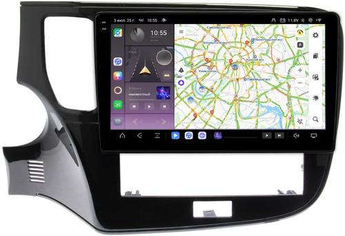 Магнитола для Mitsubishi Outlander 3 2019-2022 (прямоугольный климат) - Kuberg OL-1573 QLed+2K, Android 13, Быстрейшая, CarPlay, 4G SIM-слот
