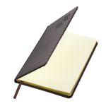 Еженедельник датированный 2025 А5 145х215 мм BRAUBERG "Comodo", под кожу, темно-коричневый, 115956