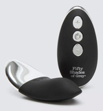Клиторальный стимулятор с пультом ДУ Relentless Vibrations Remote Knicker Vibrator (Цвет: черный с серебристым)