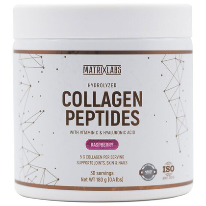 Matrix Labs Hydrolyzed Collagen  Peptides with Vit. C & Hyaluronic Acid (180 гр.) [M]