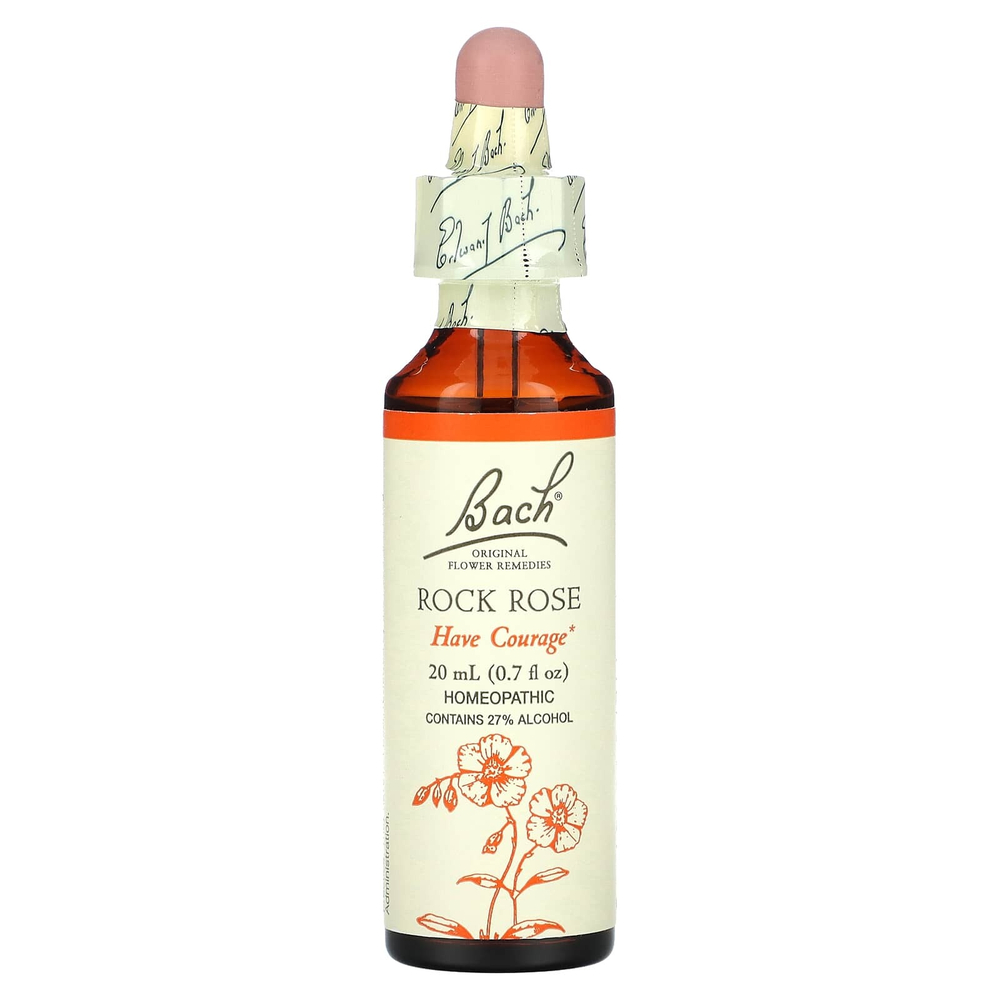 Bach, Original Flower Remedies, каменная роза, 20 мл (0,7 жидк. унц.)