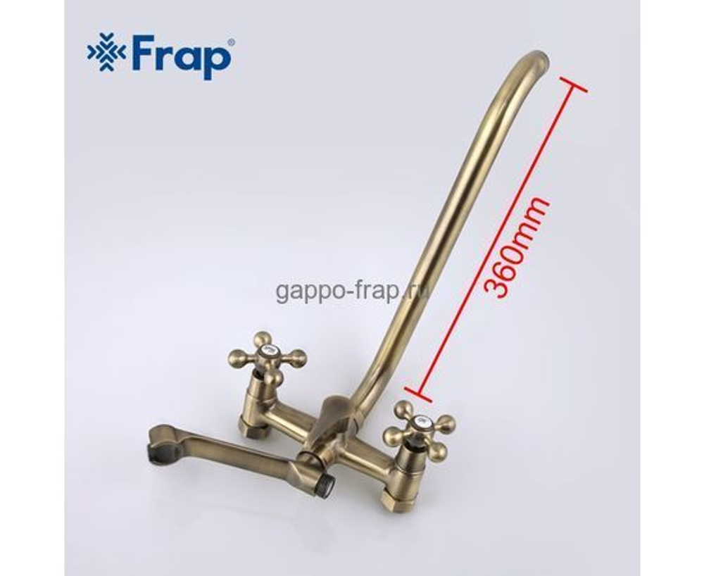 Смеситель для ванны FRAP бронза F2619-4