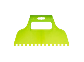 Шпатель для клея, пластмассовый, зубчатый 8 х 8 мм Сибртех 86016