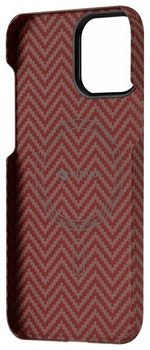Чехол IPhone 13 Pro (KI1307P) Pitaka MagEZ Case 2 red orange