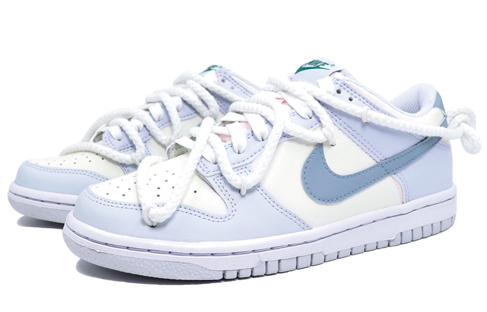 Nike Dunk Sweet Sister Shoes Low-Top Year Of The Dragon Limited Edition Skateboard Shoes Women"s Gray White Blue