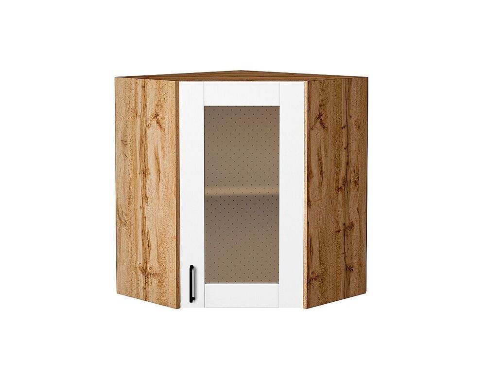 Шкаф верхний угловой остекленный Лофт