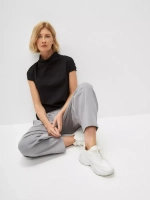 Футболка дизайнерская с цельнокроеным воротником