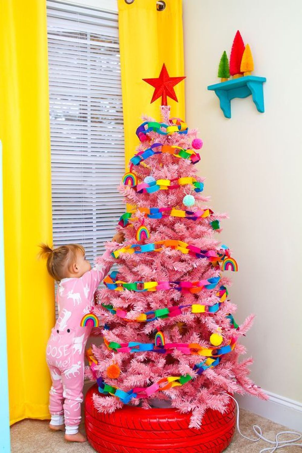 Искусственная розовая елка «Искристая розовая» (пвх) от 1,2 м до 2,4 м