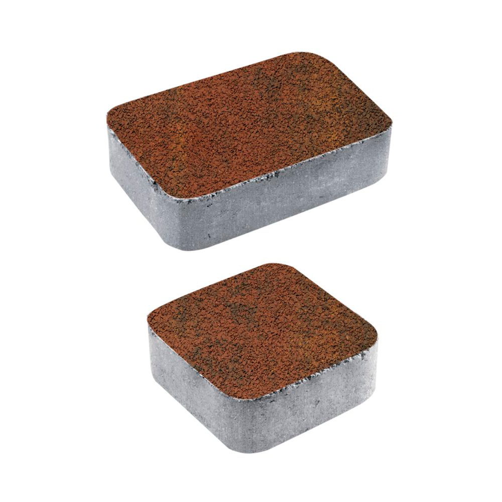 Тротуарная плитка КЛАССИКО - Листопад гранит Арабская ночь, комплект из 2 видов плит