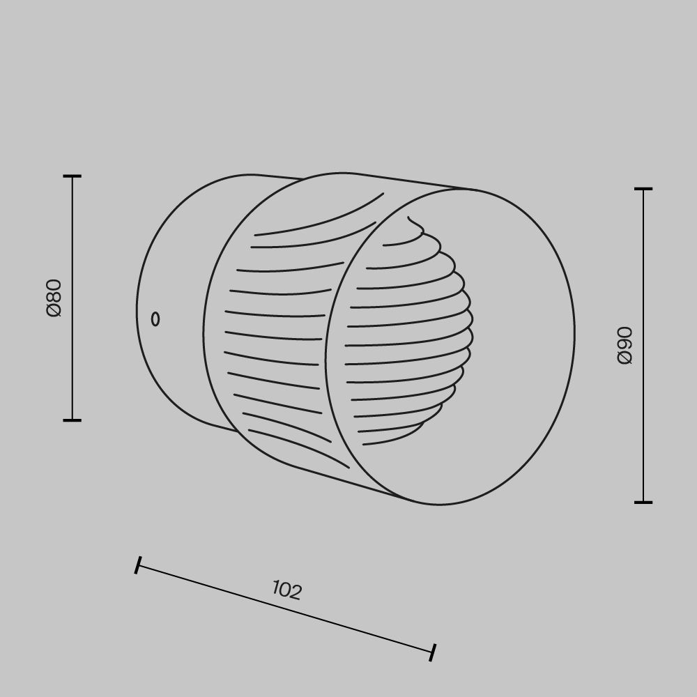Светильник настенный Maytoni   MOD480WL-L6BS3K