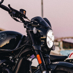 Стекло ветровое Royal Enfield, тонированное, арт. KXA00336