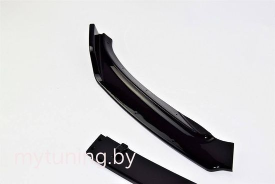 Сплиттер переднего бампера V.2 для VW PASSAT B8 2014-