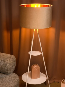 Современный торшер напольный со столиком