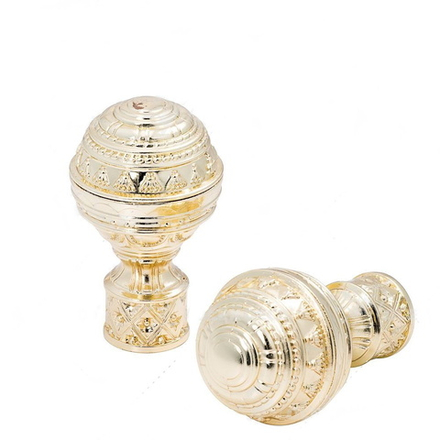 Наконечники "Фаберже" d25 мм, цвет золото глянец