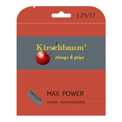 Струны теннисные Kirschbaum Max Power String Set 12m - Anthracite