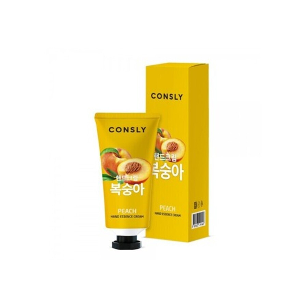 Consly Крем для рук с экстрактом персика Peac Hand Essence Cream, 100ml.