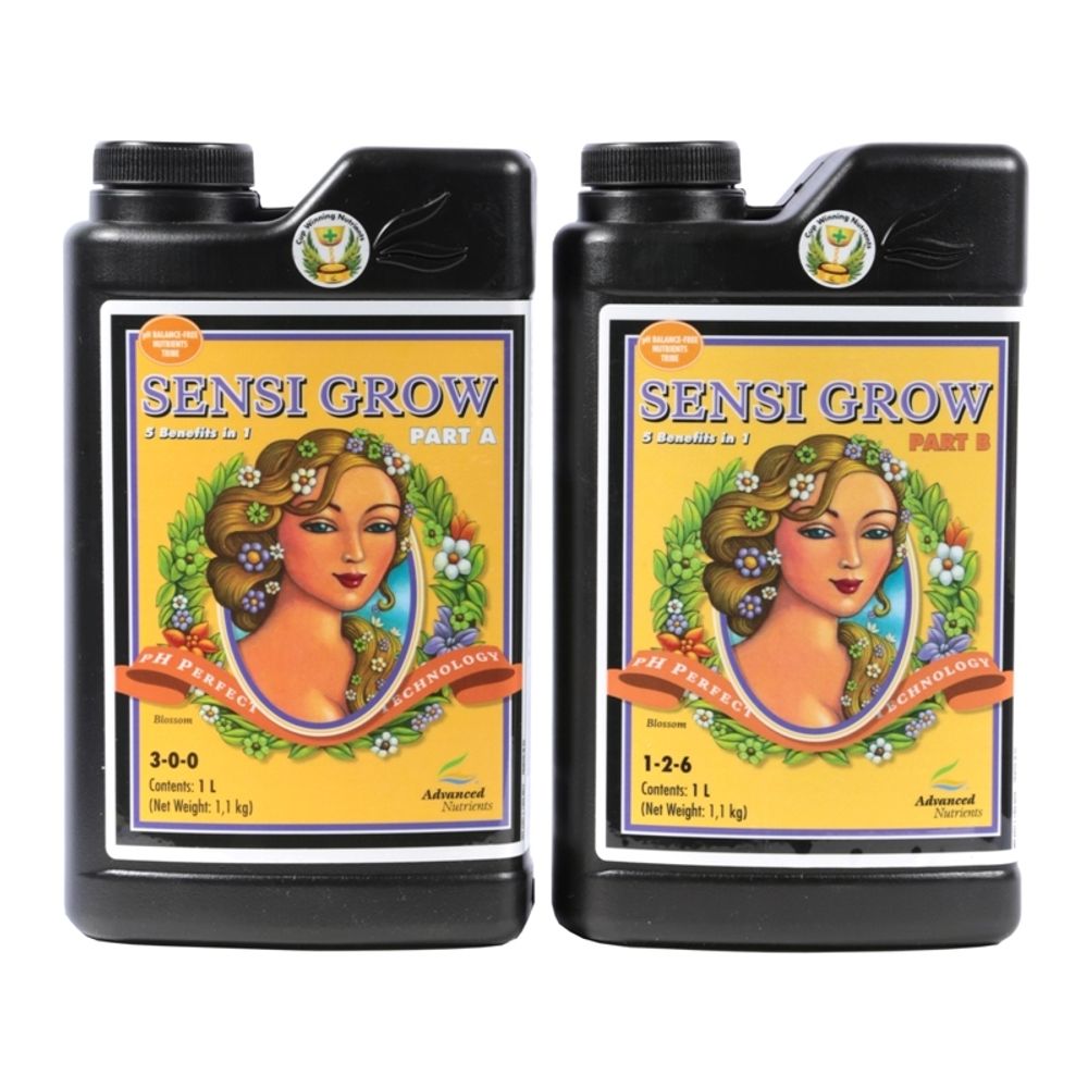 pH Perfect Sensi Grow Parts A &amp; B Advanced Nutrients 5 л Удобрения