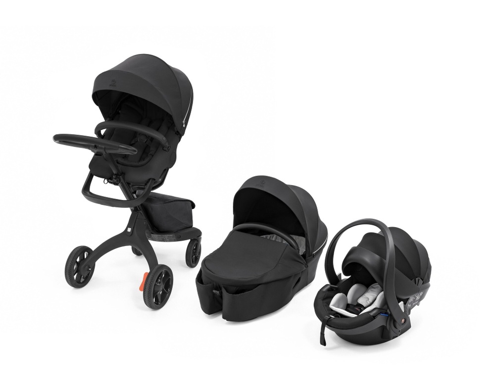 Коляска Stokke Xplory X, Rich Black, насыщенный черный