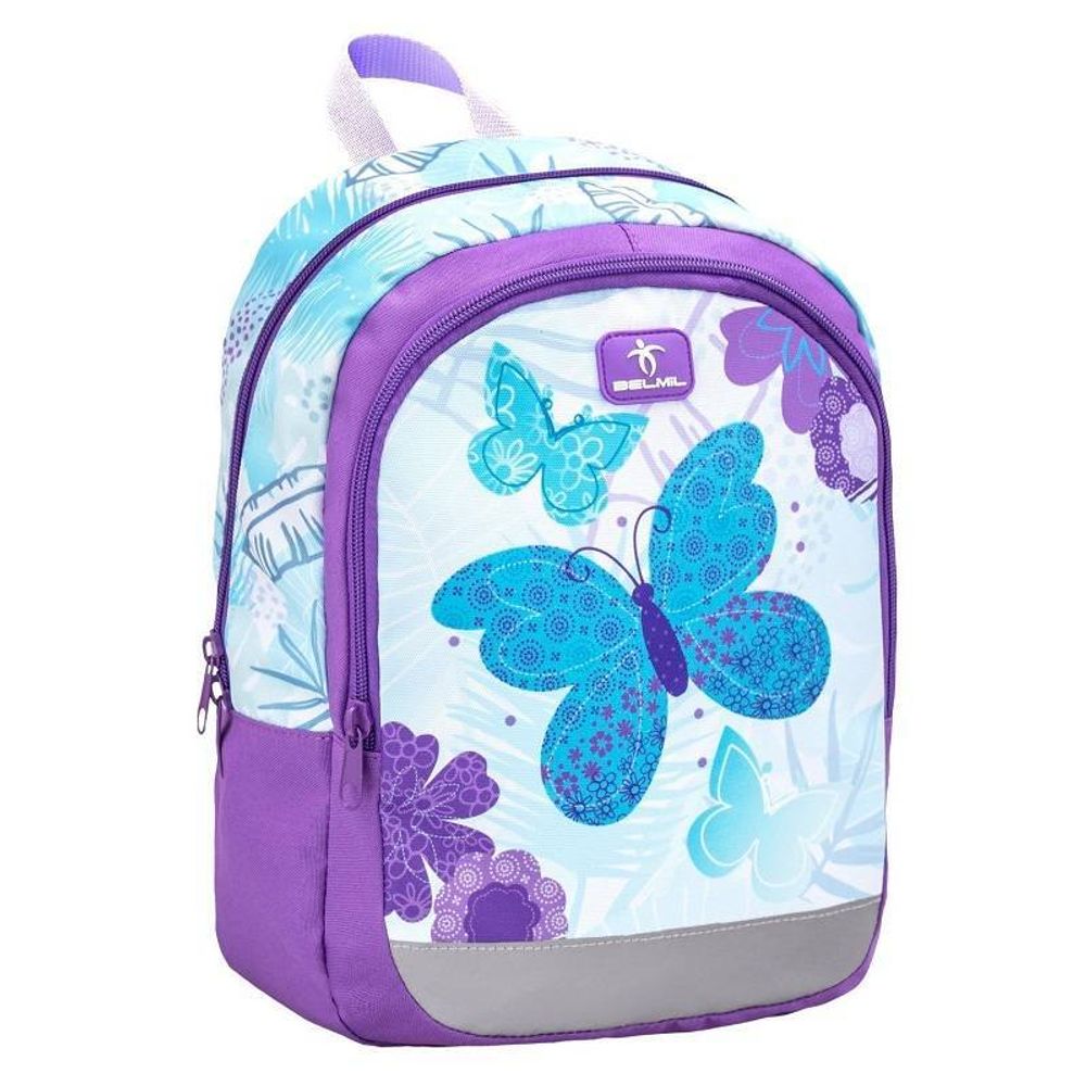 Рюкзак Belmil Kiddy Бабочка 33*23*13см 250гр., 2 отд.