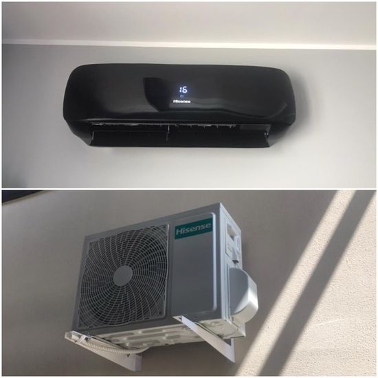 Инверторная сплит-система Hisense BLACK CRYSTAL SUPER DC Inverter Wi-Fi AS-10UW4RVETG01(B) (комплект)