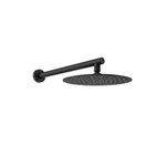 Тропический душ настенный круглый нерж. сталь BH02RM250NM черный