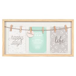 Innova PI08352 фоторамка 3 x 10*15 или 2 х 13*18 Modena бежевая, МДФ | Innova