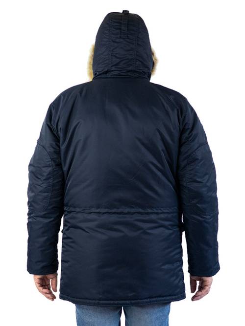Куртка Аляска N-3B Nord Storm Husky III fleece 2024 (синий - r.blue/orange)