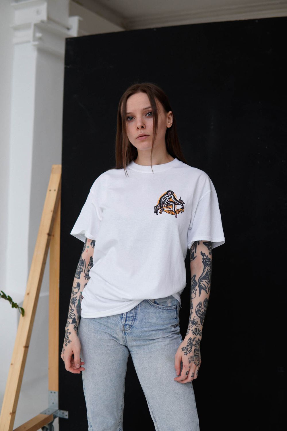 Футболка Old Lizard Gorilla Белая