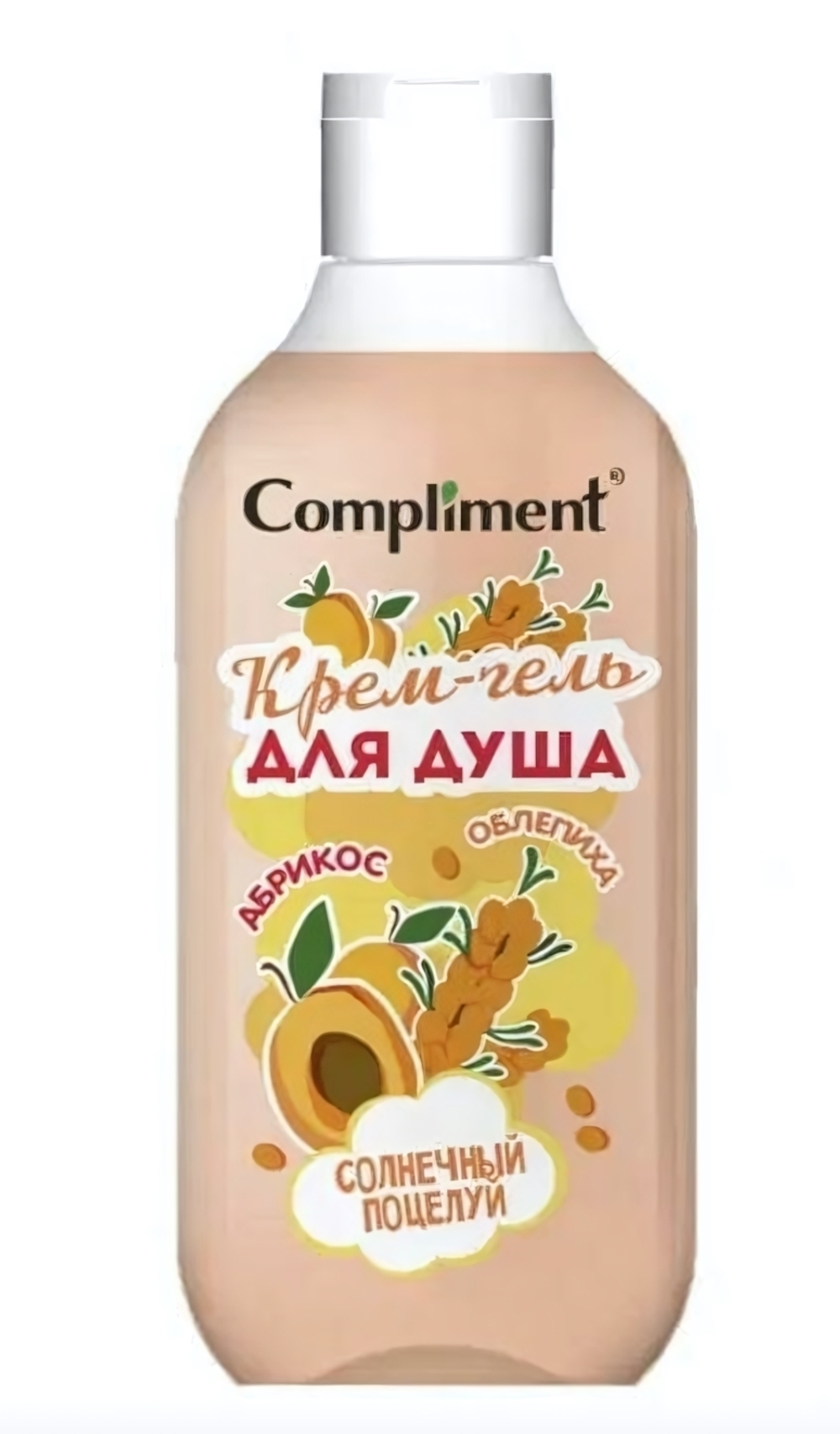Крем-гель для душа 500мл. "Солнечный поцелуй" (Compliment)
